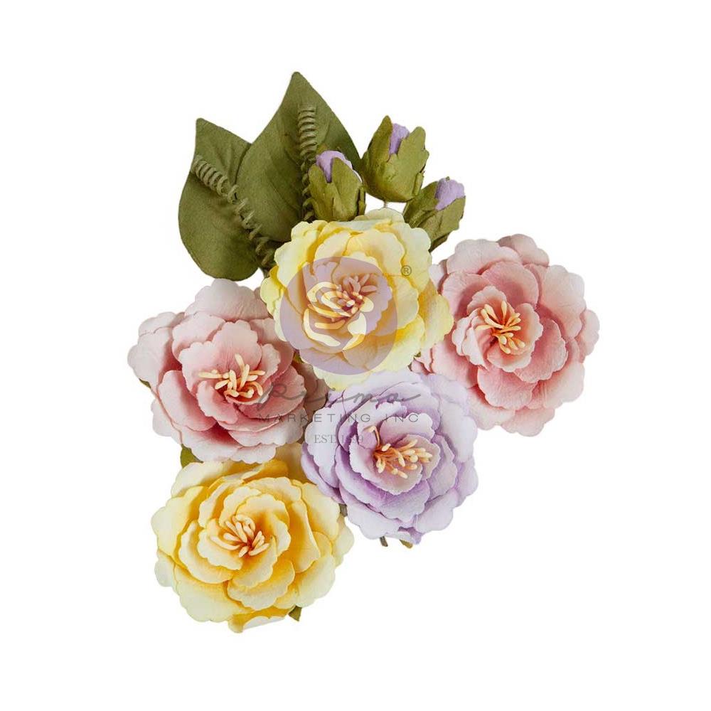 Prima Marketing Paper Flowers - Sunday Afternoon In Full Bloom