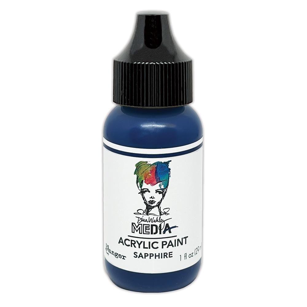 Dina Wakley Media Heavy Body Acrylic Paint - Sapphire