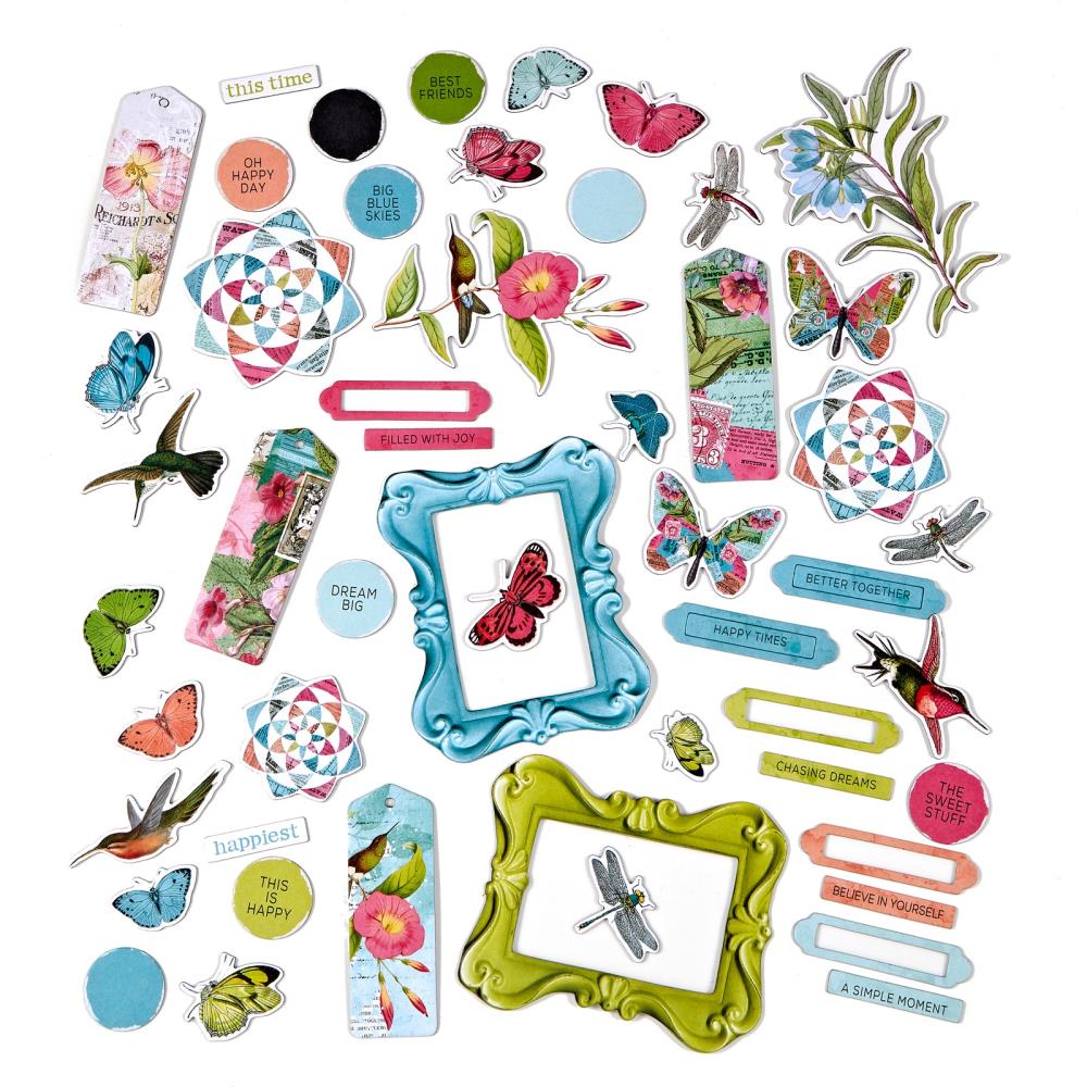 49 And Market Chipboard Set - Kaleidoscope