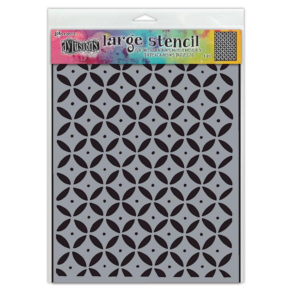 Dyan Reaveley's Dylusions - Stencils 9x12 - Dot Grid