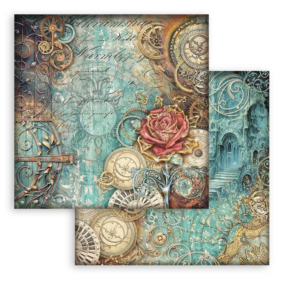 Stamperia Double-Sided Paper Pad 12x12 - Sir Vagabond In Fantasy World