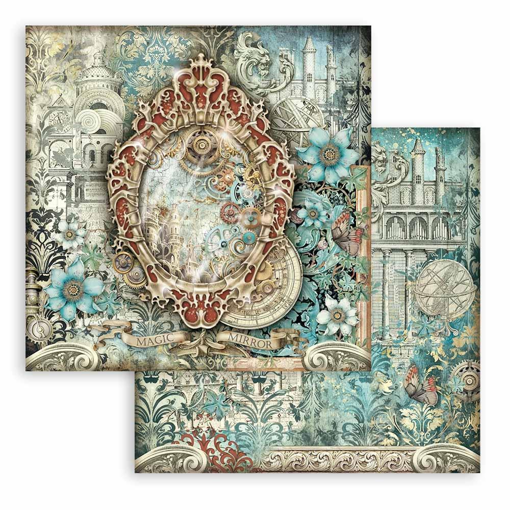Stamperia Double-Sided Paper Pad 12x12 - Sir Vagabond In Fantasy World