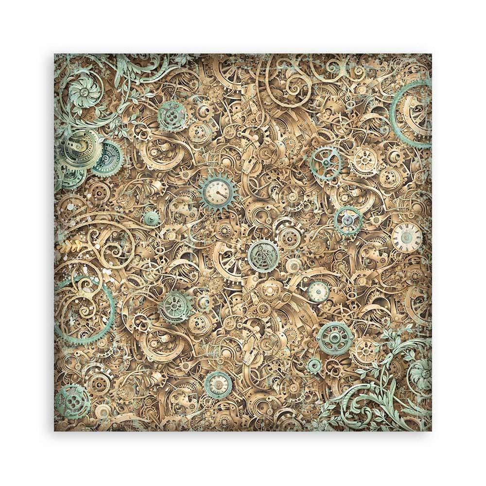 Stamperia Maxi Backgrounds Double-Sided Paper Pad 12x12 - Sir Vagabond In Fantasy World