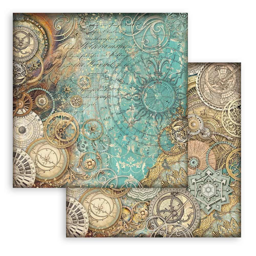 Stamperia Maxi Backgrounds Double-Sided Paper Pad 12x12 - Sir Vagabond In Fantasy World
