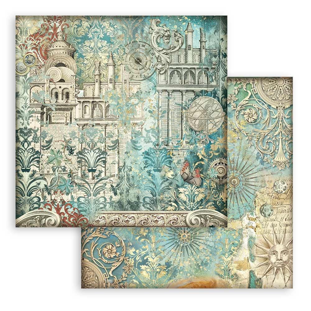 Stamperia Maxi Backgrounds Double-Sided Paper Pad 12x12 - Sir Vagabond In Fantasy World