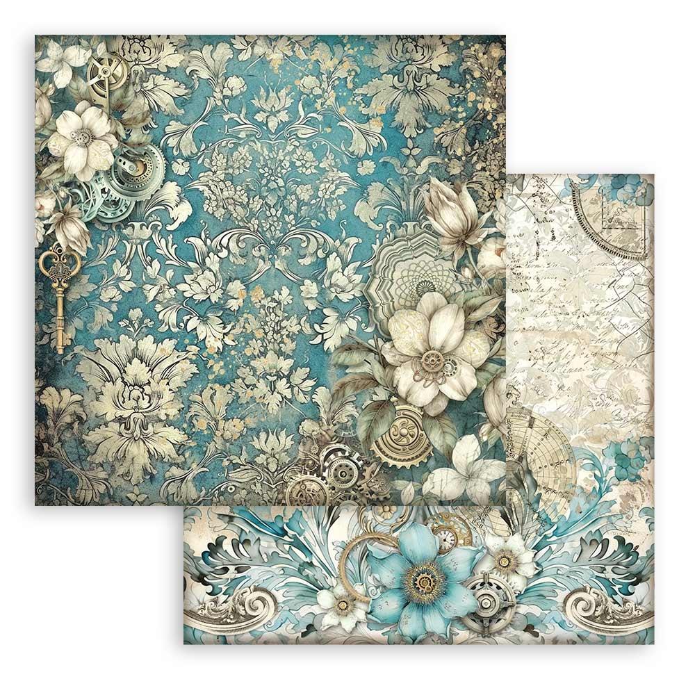 Stamperia Maxi Backgrounds Double-Sided Paper Pad 12x12 - Sir Vagabond In Fantasy World