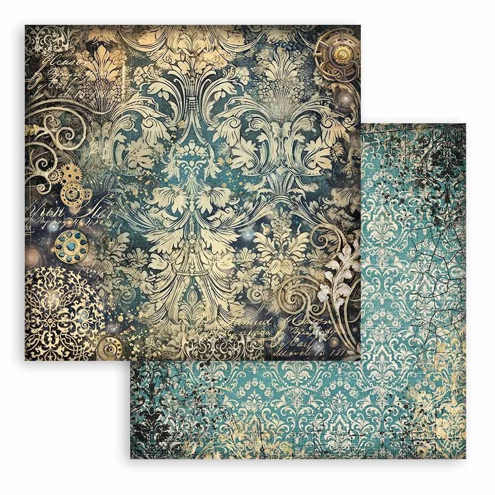 Stamperia Maxi Backgrounds Double-Sided Paper Pad 12x12 - Sir Vagabond In Fantasy World