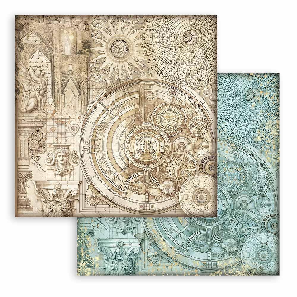 Stamperia Maxi Backgrounds Double-Sided Paper Pad 12x12 - Sir Vagabond In Fantasy World
