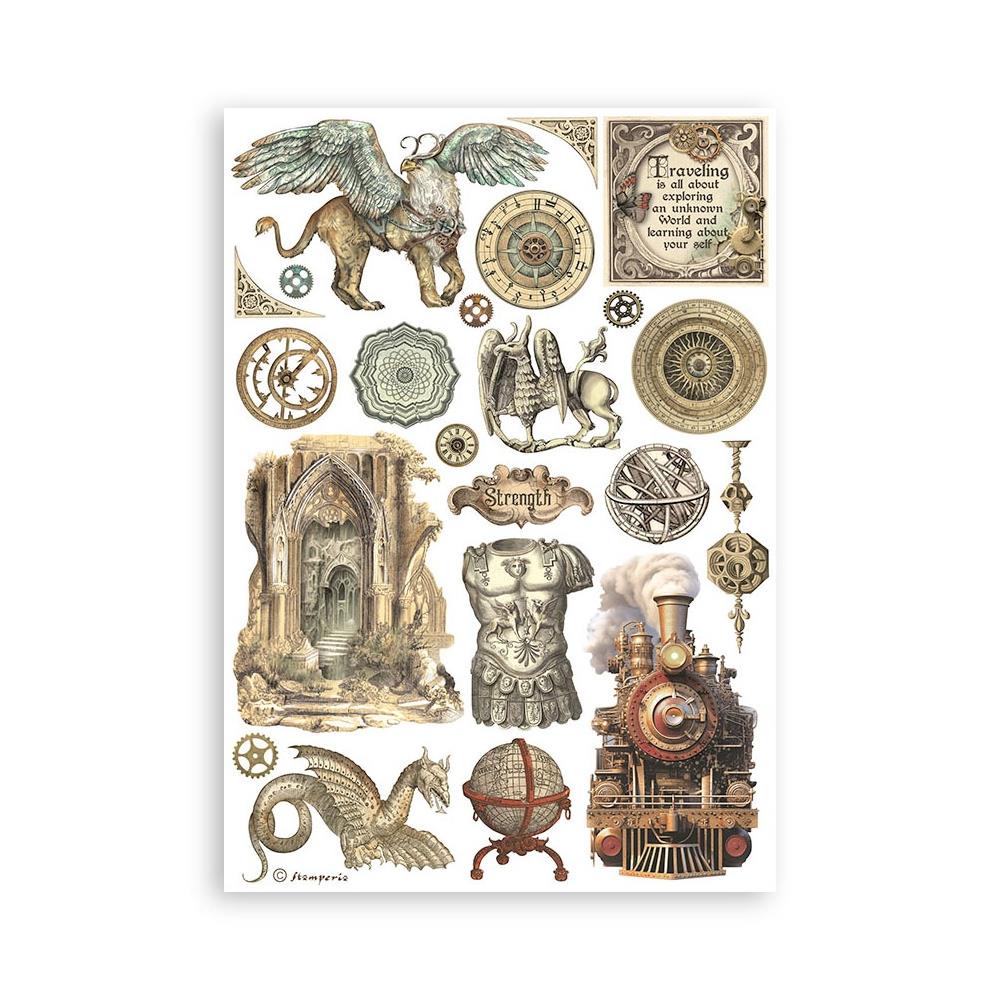 Stamperia Washi Pad A5 - Sir Vagabond In Fantasy World