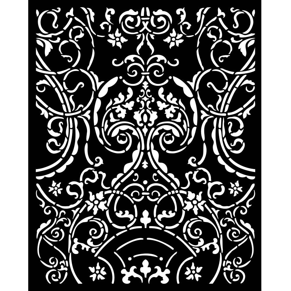 Stamperia Media Stencil - Sir Vagabond In Fantasy World Metal Decor