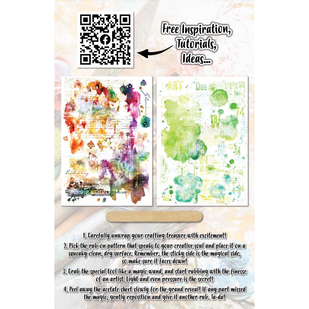 AALL And Create A5 Rub-Ons - Enchanting Larking