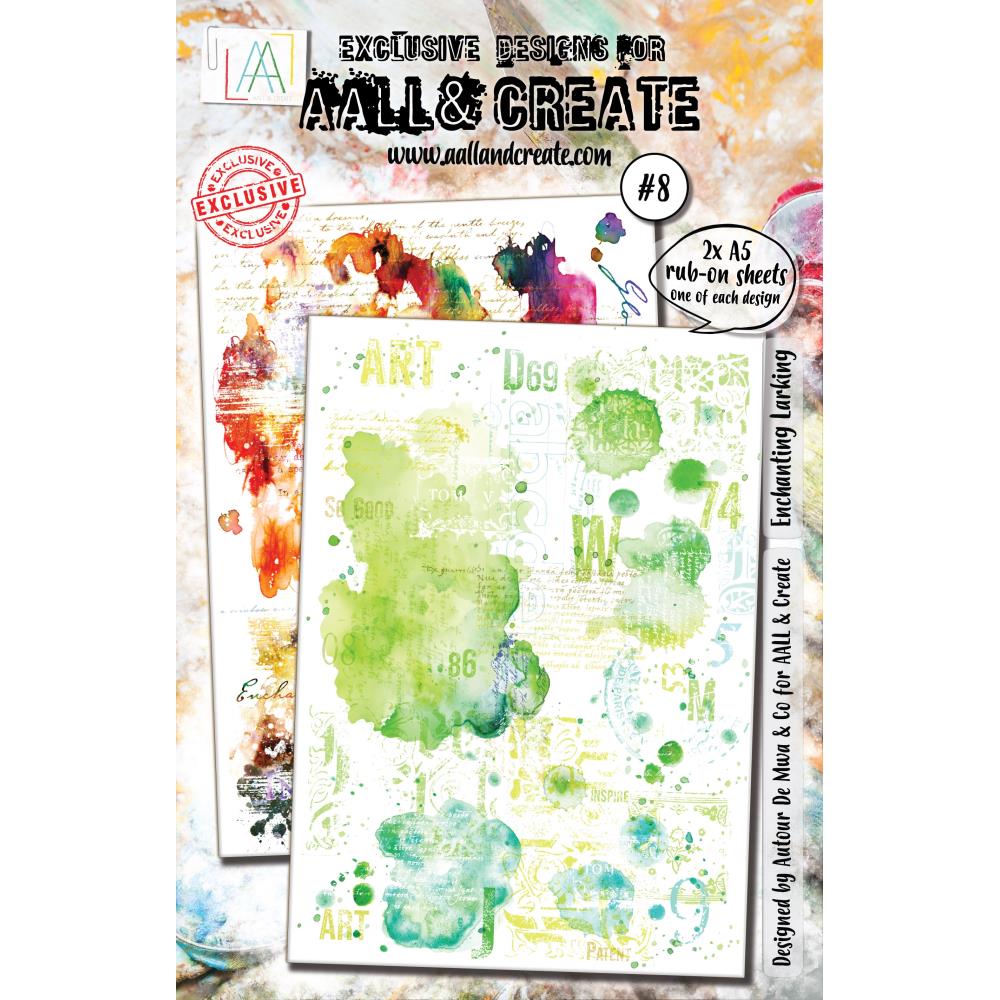 AALL And Create A5 Rub-Ons - Enchanting Larking