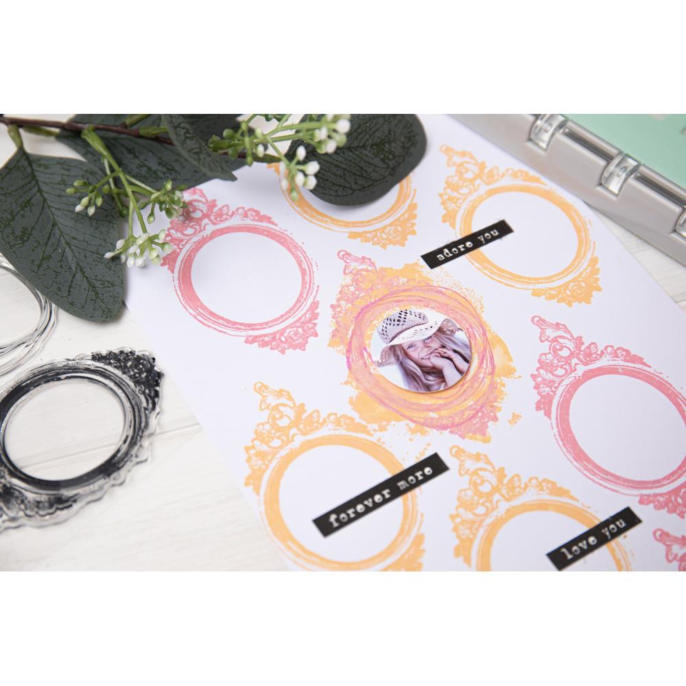 Sizzix Layered Clear Stamps By 49 & Market  - Artsy Regal Frame
