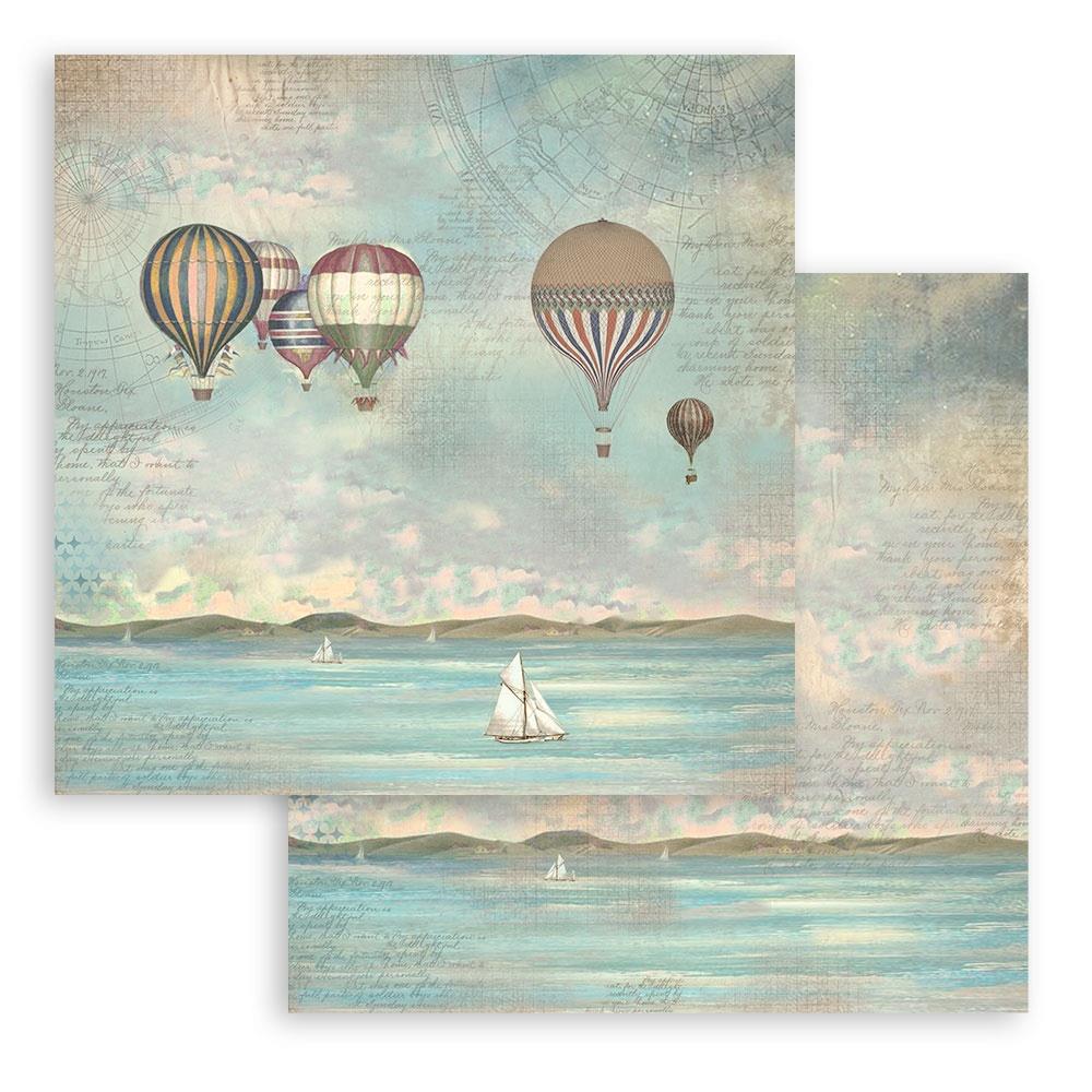 Stamperia Double-Sided Paper Pad 8x8 - Sea Land