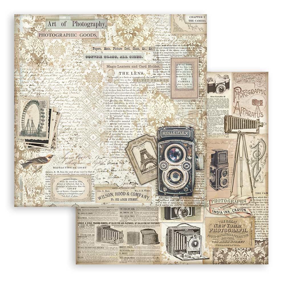 Stamperia Double-Sided Paper Pad 12x12 - Brocante Antiques