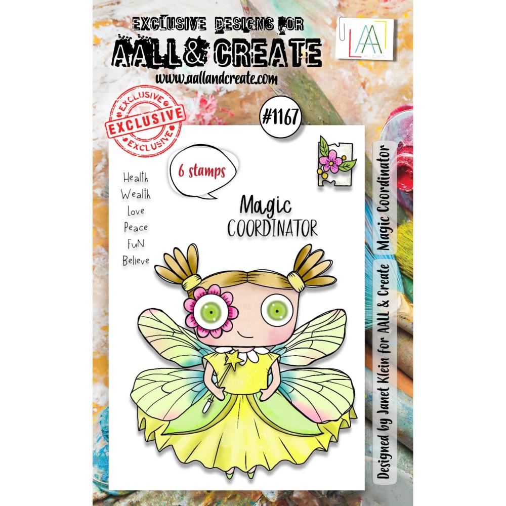 AALL And Create A7 Photopolymer Clear Stamp Set - Magic Coordinator