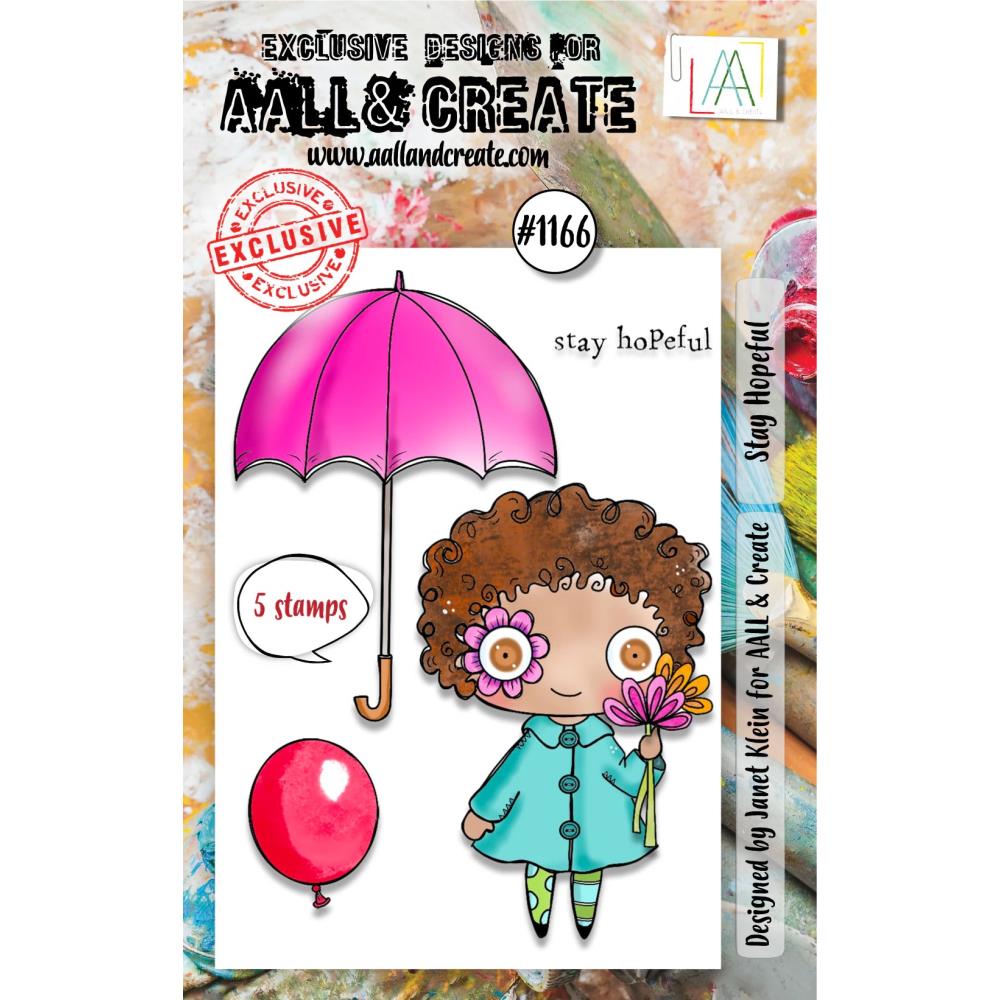 AALL And Create A7 Photopolymer Clear Stamp Set - Stay Hopeful