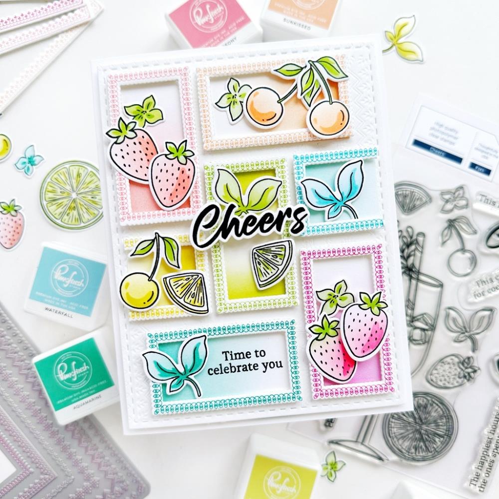 Pinkfresh Studio Clear Stamp Set - Cheers