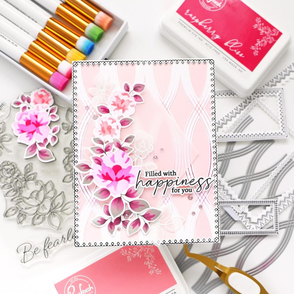 Pinkfresh Studio Press Plate - Twist Pattern