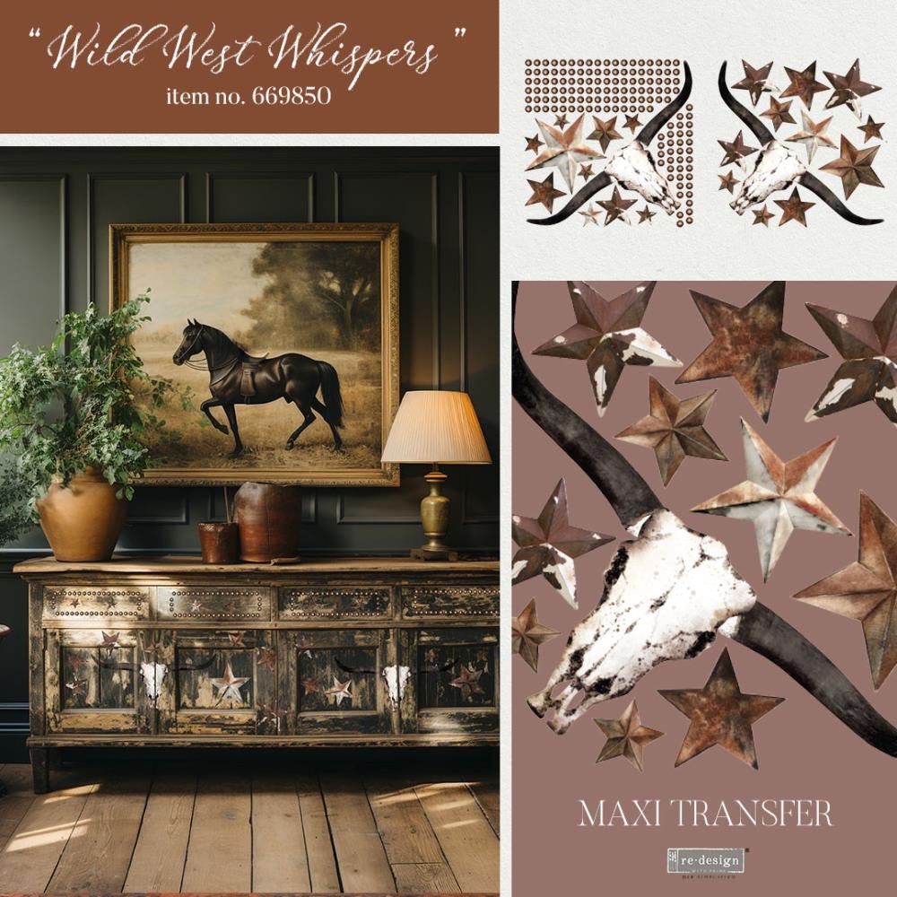 Prima Re-Design Maxi Transfers - Wild West Whispers