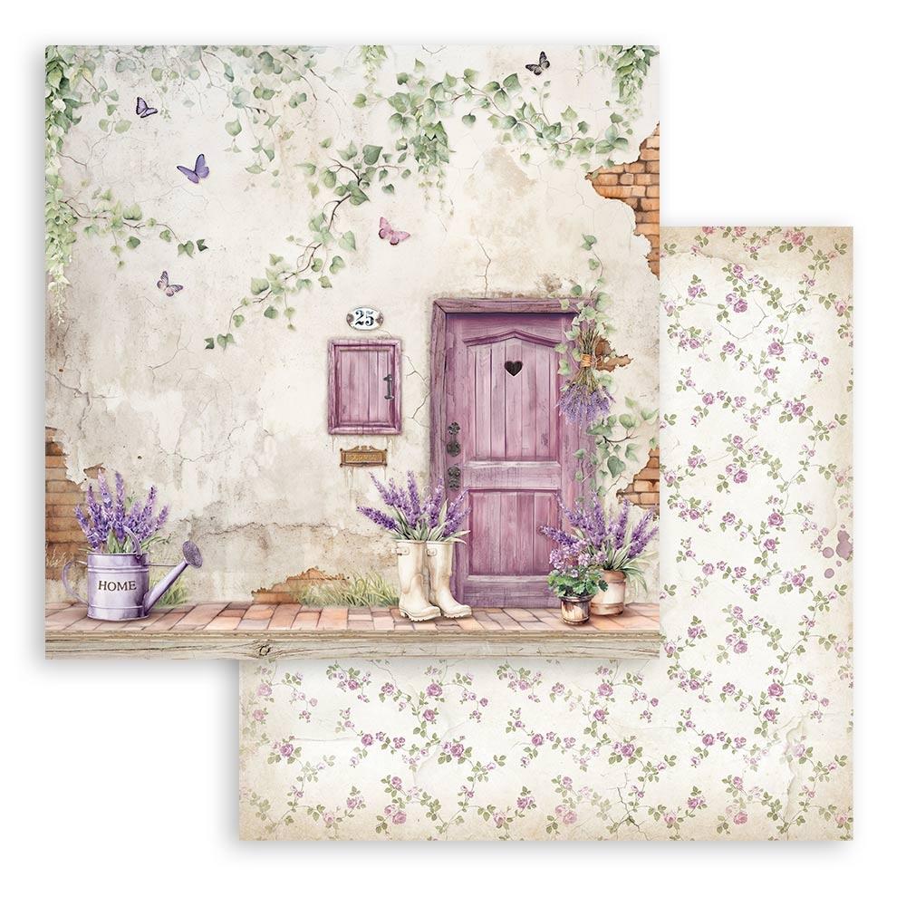 Stamperia Double-Sided Paper Pad 12x12 - Lavender