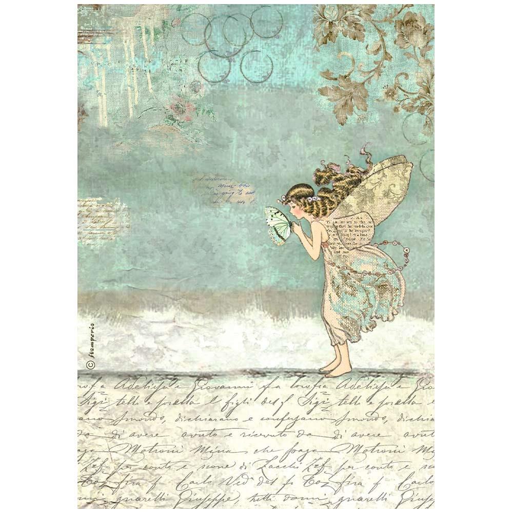 Stamperia Rice Paper Sheet A4 - Wonderland Fairy