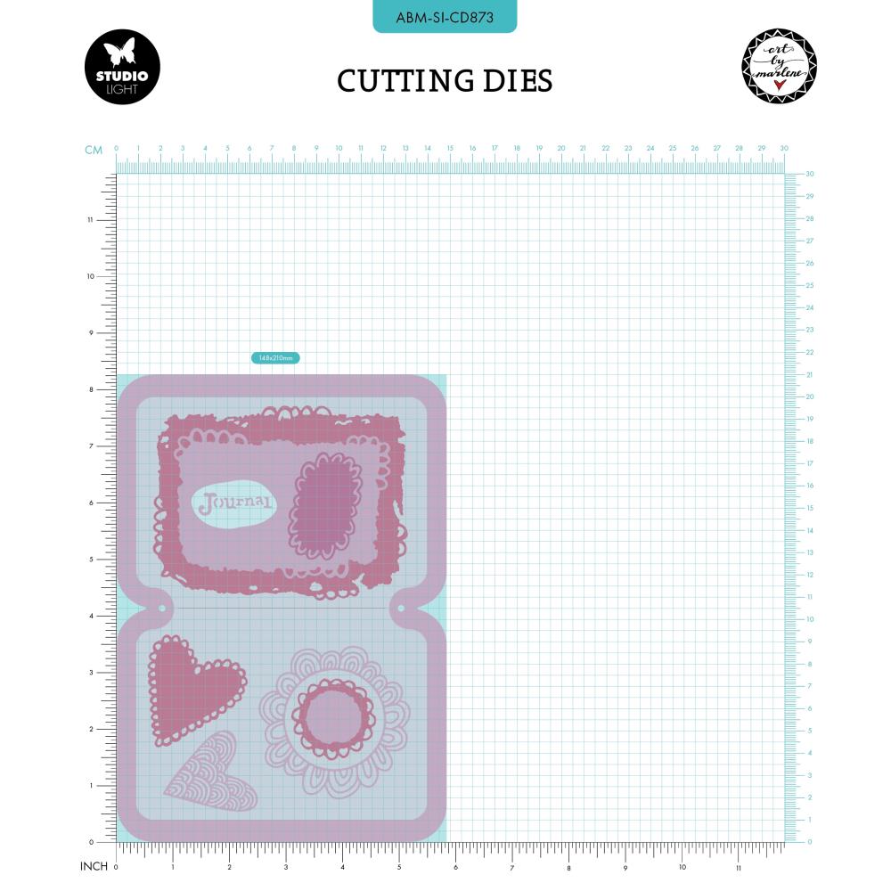 Art By Marlene Signature Collection Cutting Die - Nr. 873 Journal Die