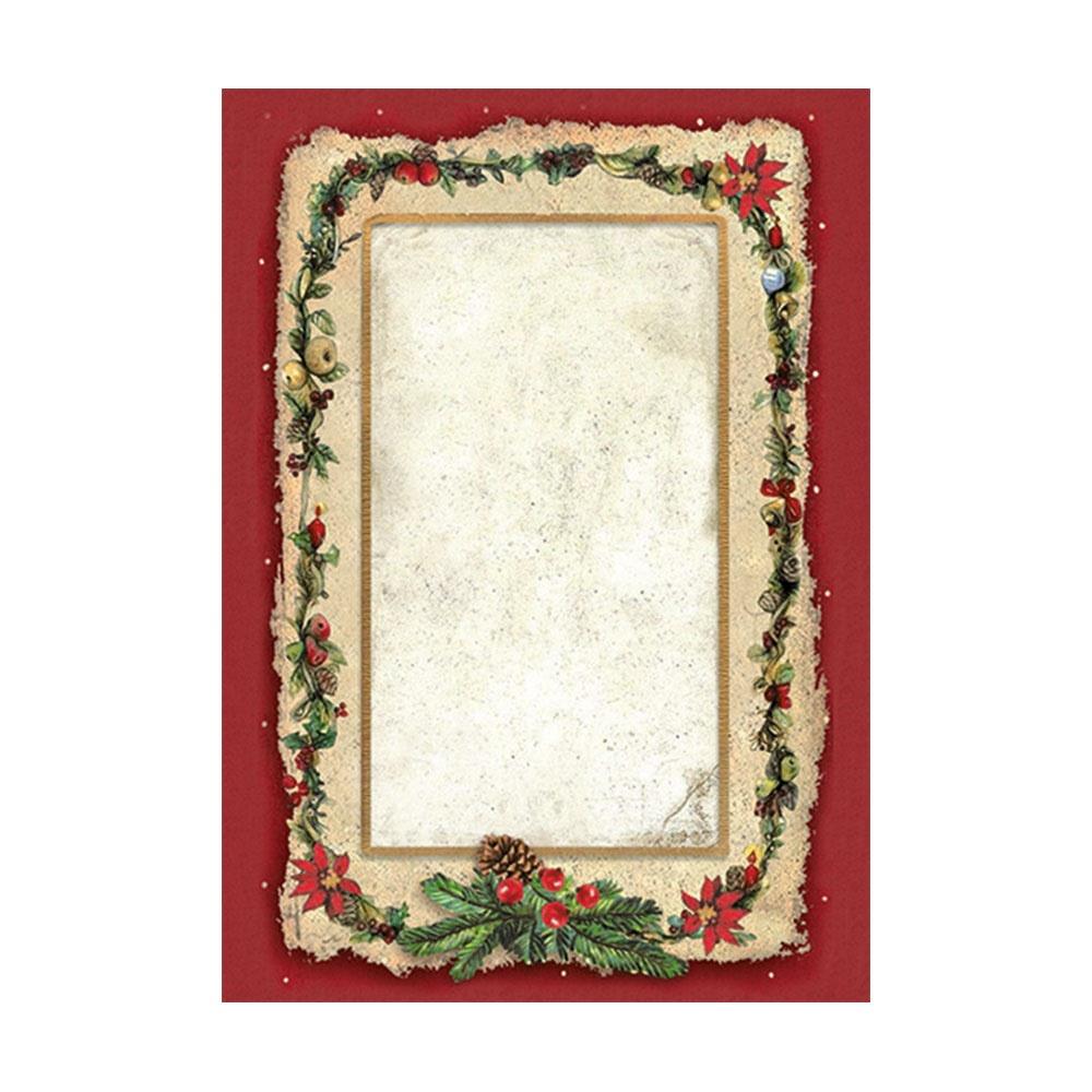 Stamperia Rice Paper Sheets A6 - Classic Christmas 8pk