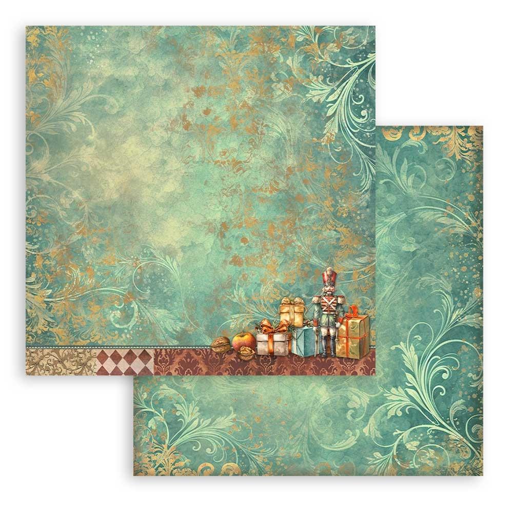 Stamperia Backgrounds Double-Sided Paper Pad 12x12 - The Nutcracker