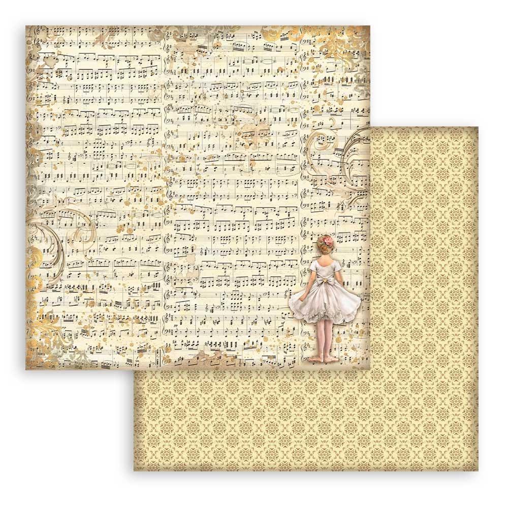 Stamperia Backgrounds Double-Sided Paper Pad 12x12 - The Nutcracker