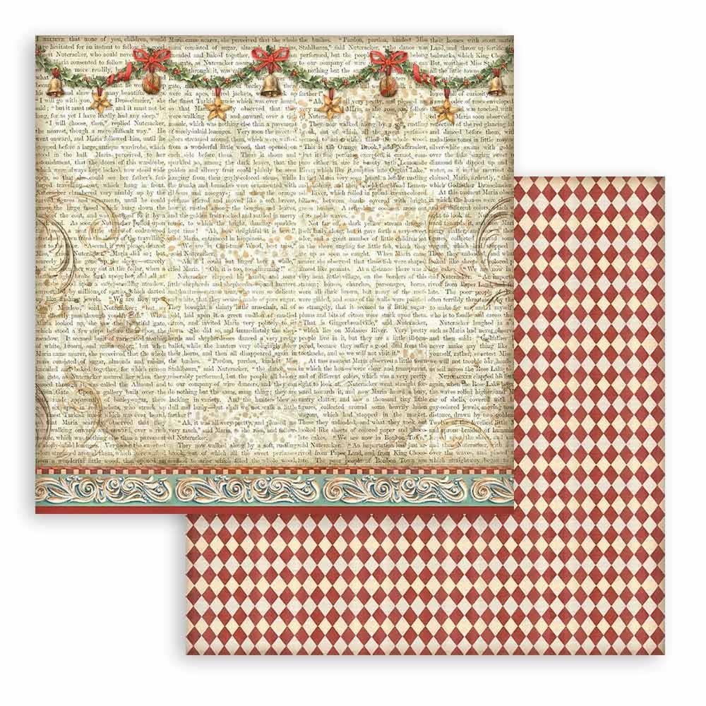 Stamperia Backgrounds Double-Sided Paper Pad 12x12 - The Nutcracker