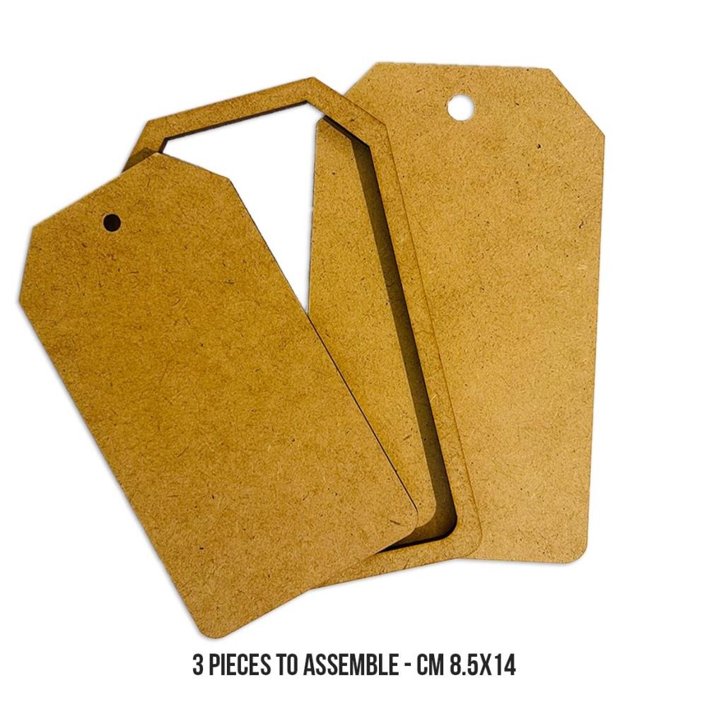 Stamperia Crafty Shapes - Rectangular Tag