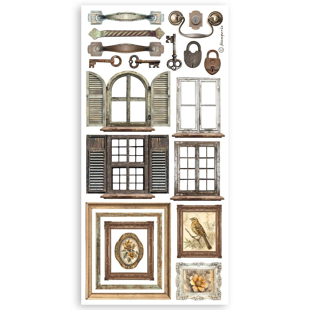 Stamperia Double-Sided Paper Cut-Outs - Golden Harmony