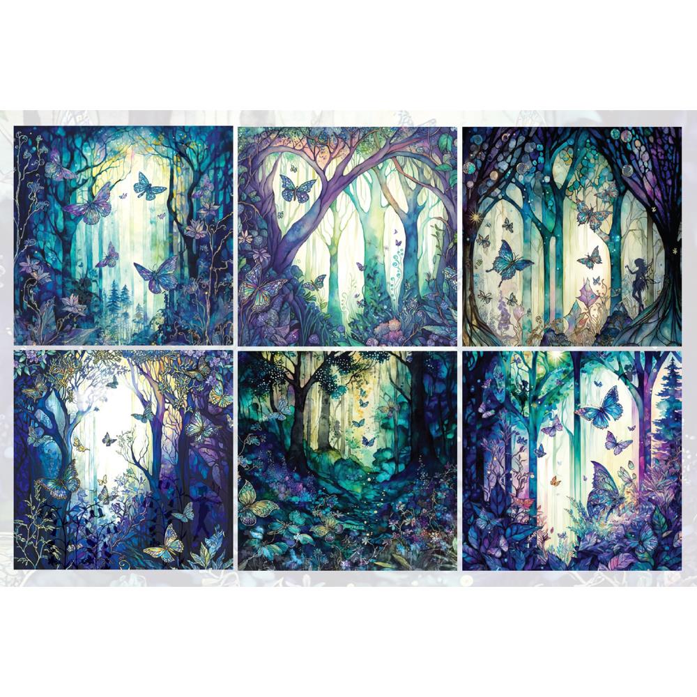 Sara Signature Vellum Pad 8X8 - Fairy Glade