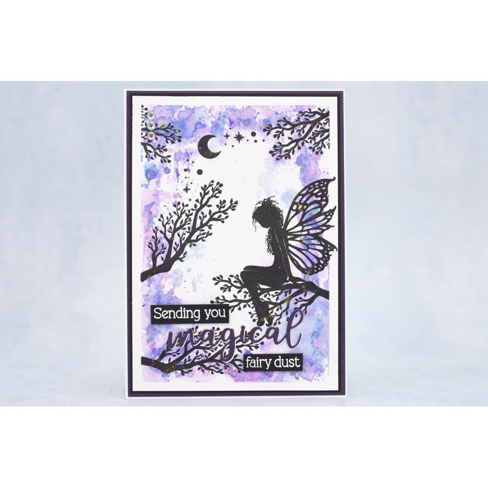 Sara Signature Fairy Glade Stamp - Fluttering Fairies