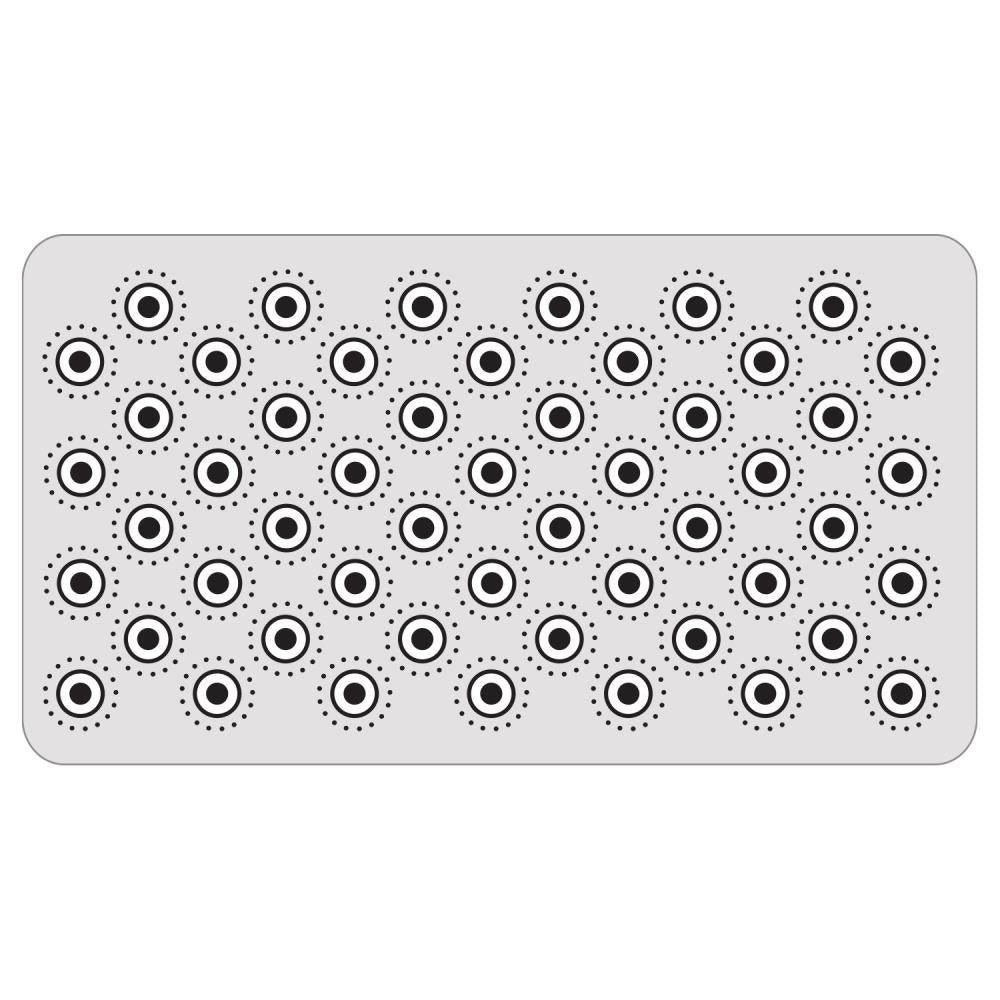 Sizzix Sidekick Texture Fades Embossing Folder By Tim Holtz - Birthday