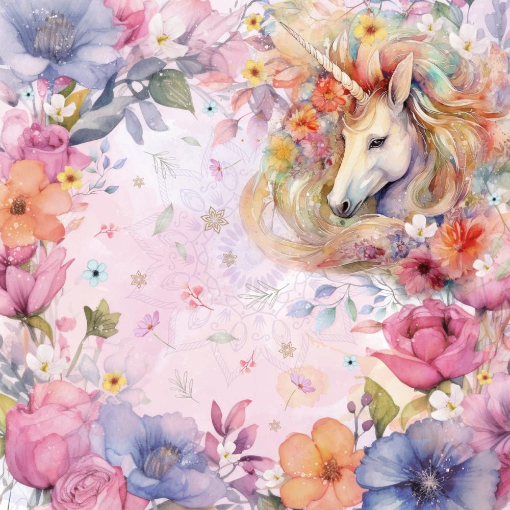 Crafters Companion Paper Pad 12x12 - Majestic Unicorn