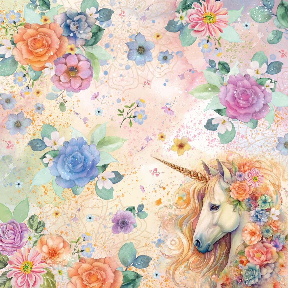 Crafters Companion Paper Pad 12x12 - Majestic Unicorn
