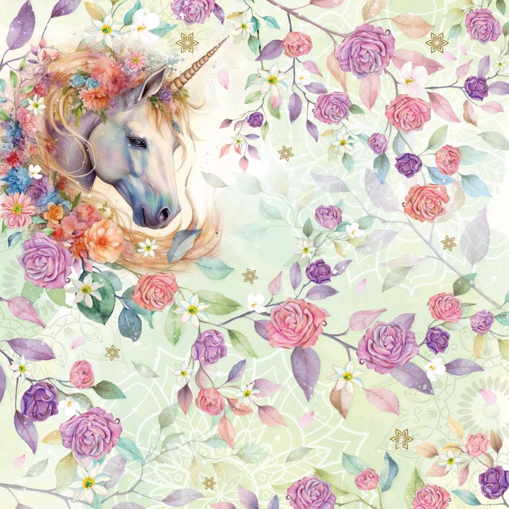 Crafters Companion Paper Pad 12x12 - Majestic Unicorn