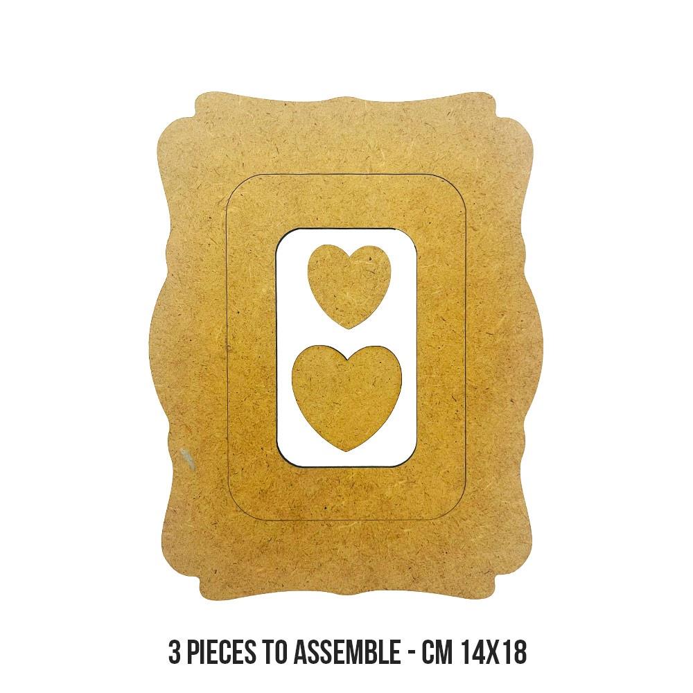 Stamperia Crafty Shapes - Alterego Frames And Hearts
