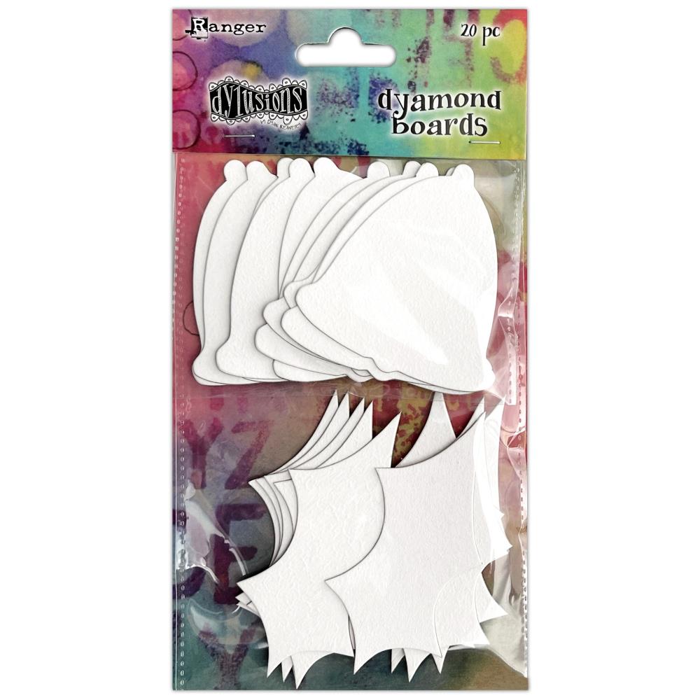 Dyan Reaveley Dylusions Dyamond Boards - Bells & Holly Small