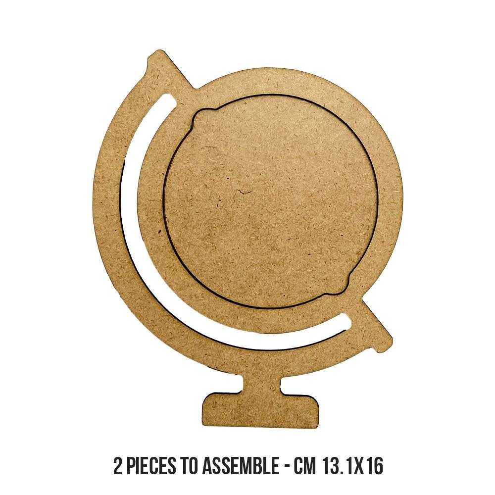Stamperia Crafty Shapes - Art Of Travelling Globe