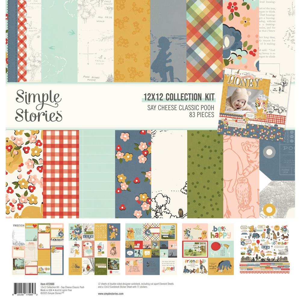 Simple Stories Collection Kit 12X12 - Say Cheese Classic Pooh