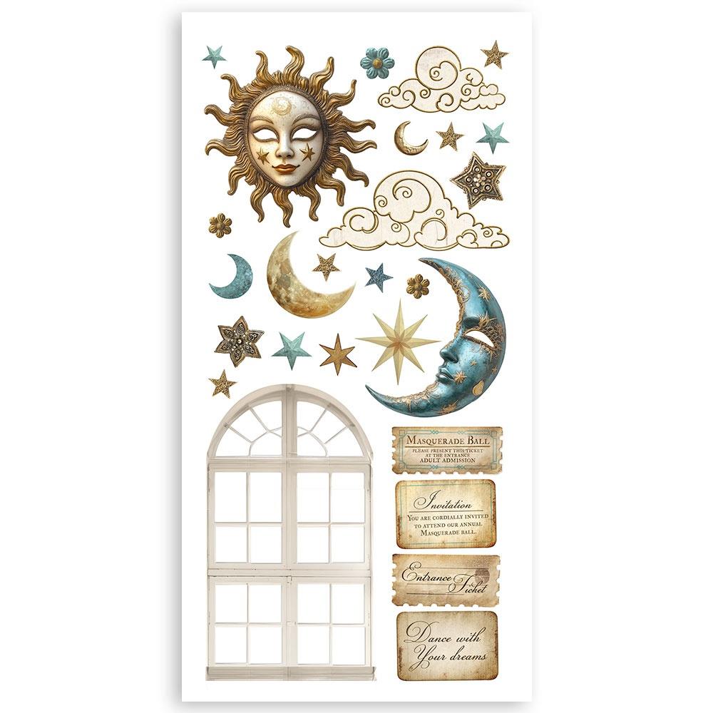 Stamperia Double-Sided Paper Cut-Outs - Masquerade