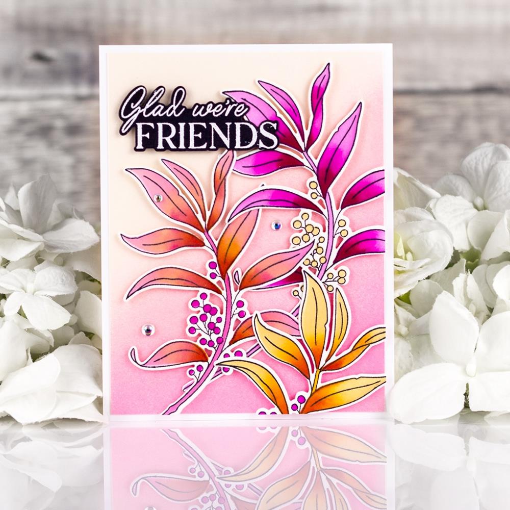 Pinkfresh Studio Stencils - Grateful Greenery