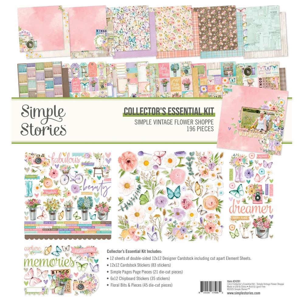 Simple Stories Collectors Essential Kit - Simple Vintage Flower Shoppe