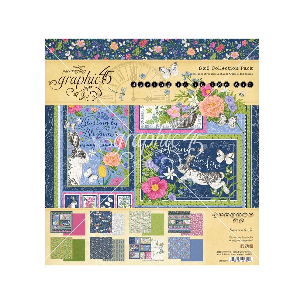 Graphic 45 Collection Pack 8x8 - Spring Is In The Air