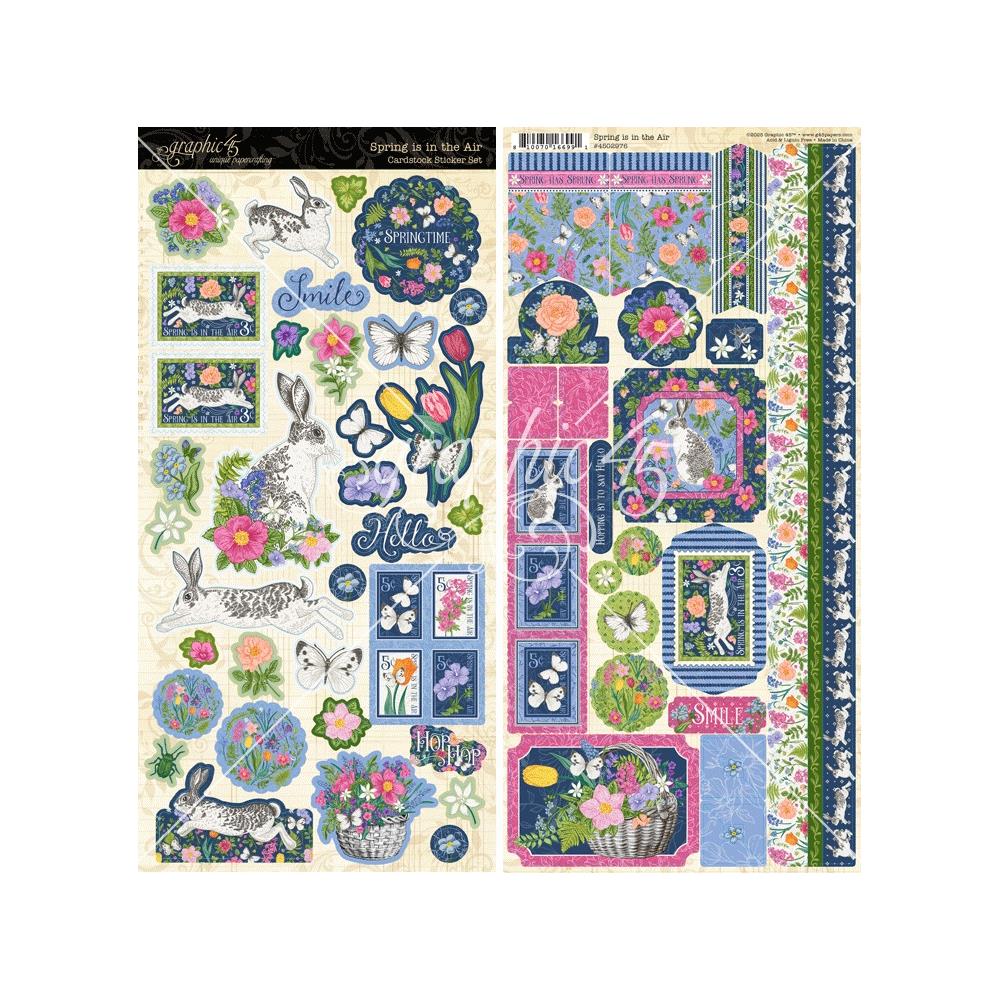 Graphic 45 Cardstock Stickers - Spring Is In The Air