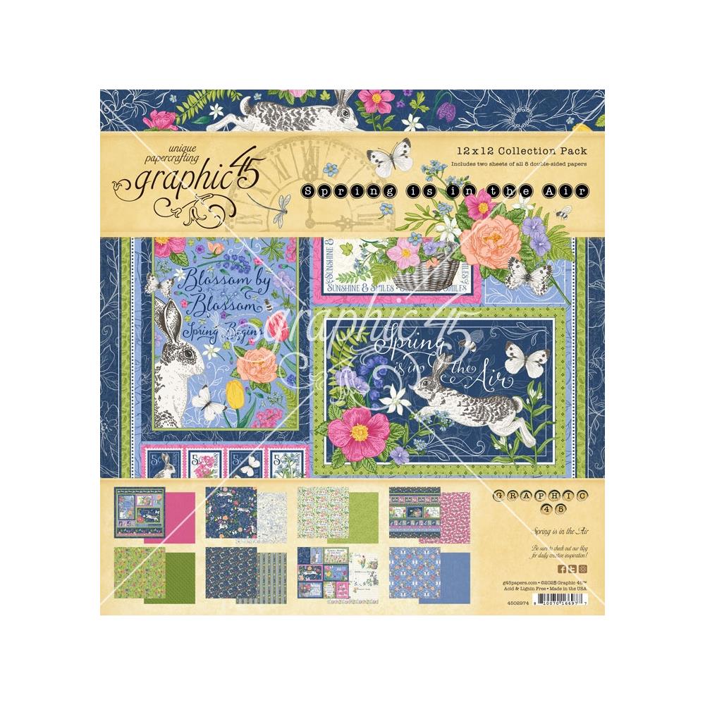 Graphic 45 Collection Pack 12x12 - Spring Is In The Air