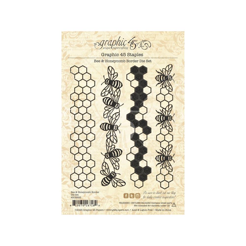 Graphic 45  - Keepsake kit with Exclusive Metal Die Set - Let It Bee
